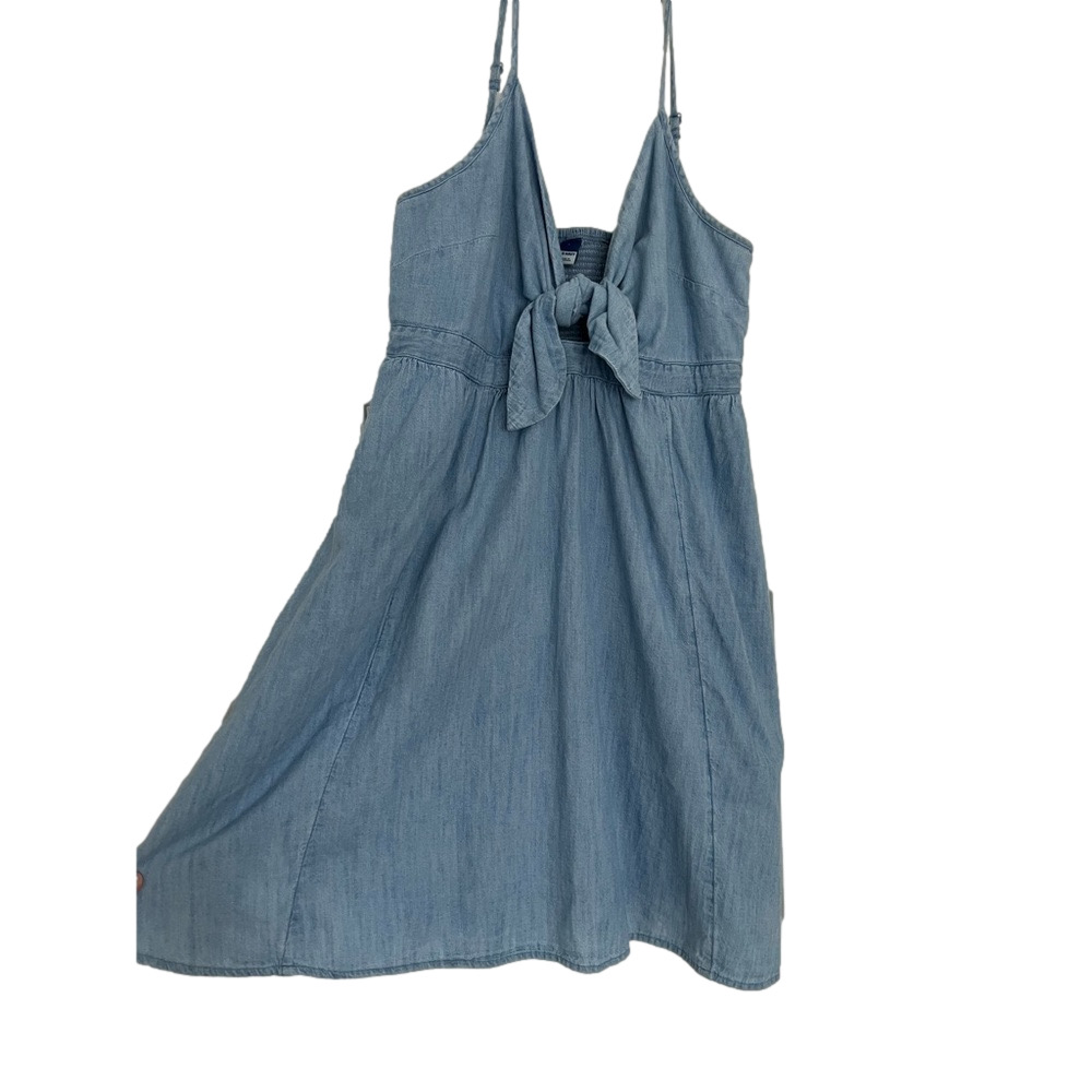 Old Navy Light Blue Cotton Midi Dress